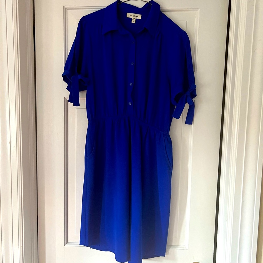 Dress with cut out shoulders